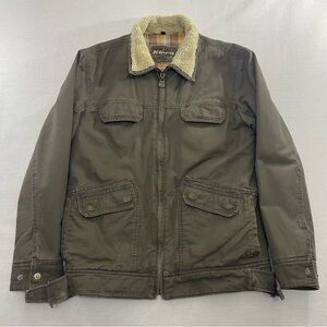Vintage Kirra Jacket Mens M MOS Sherpa Flannel Lined Detroit Style Chore Y2K